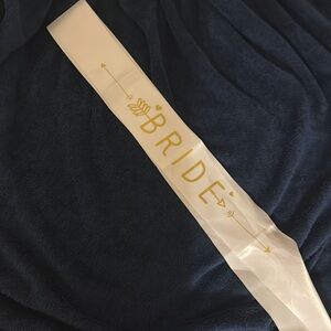 Bride Sash